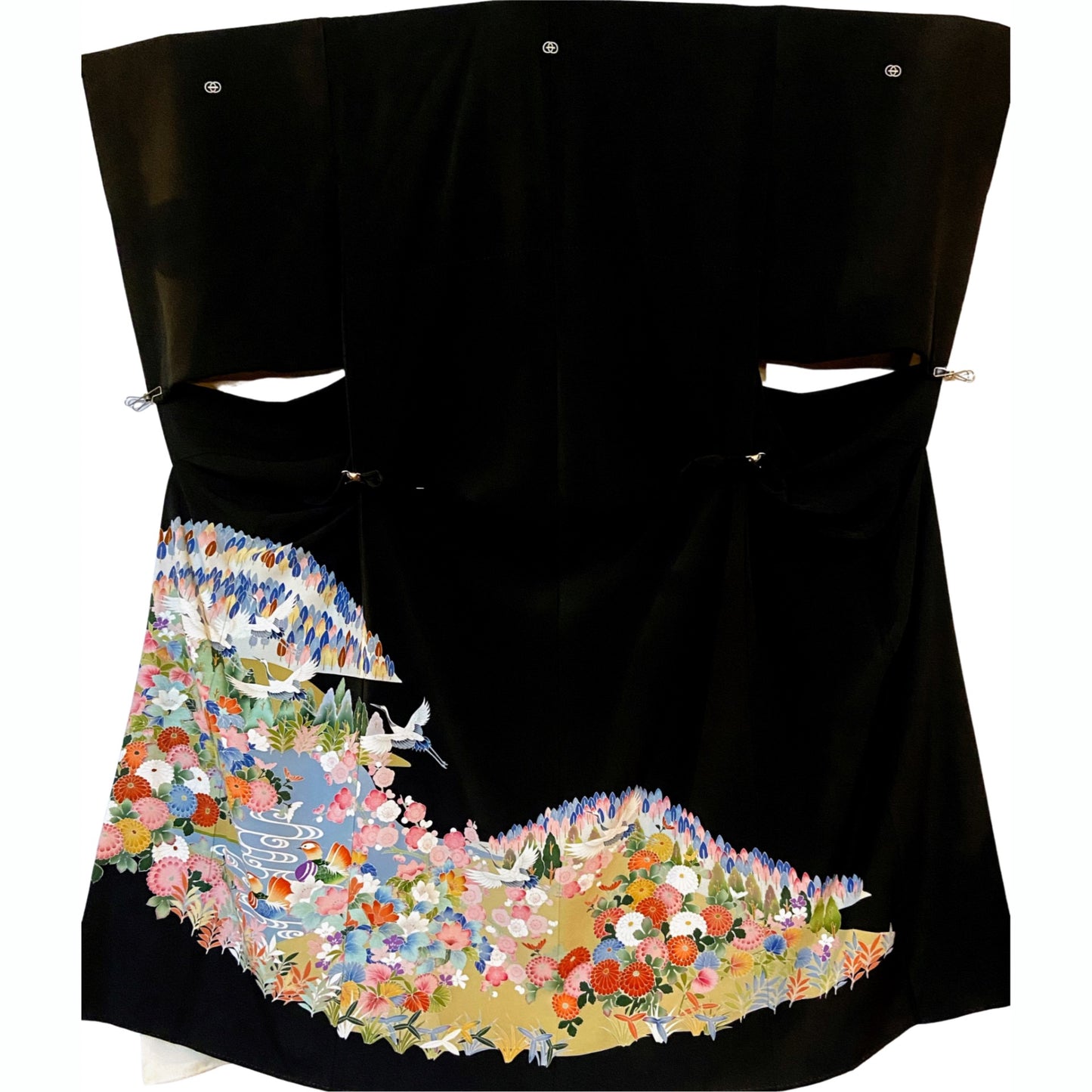 フレンチスリーブ Aライン ワンピース