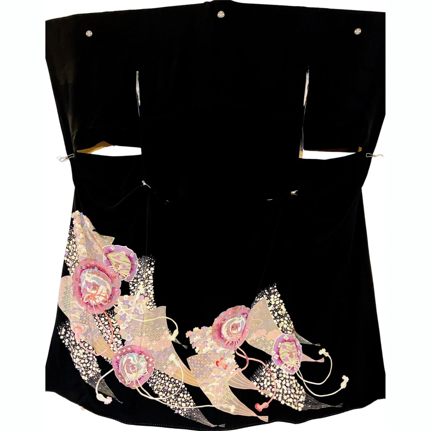 アシンメトリー ドレープレイヤード 巻きスカート