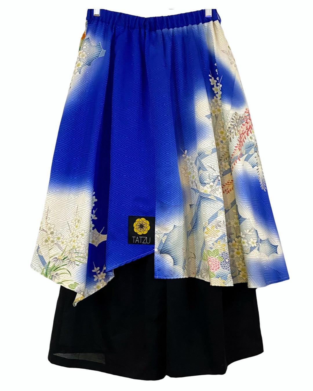 TATZU 着物リメイク アシンメトリー ドレープレイヤード スカート&パンツ - Edition I / Remade Kurotomesode Asymmetry Drape Layered Skirt & Pant