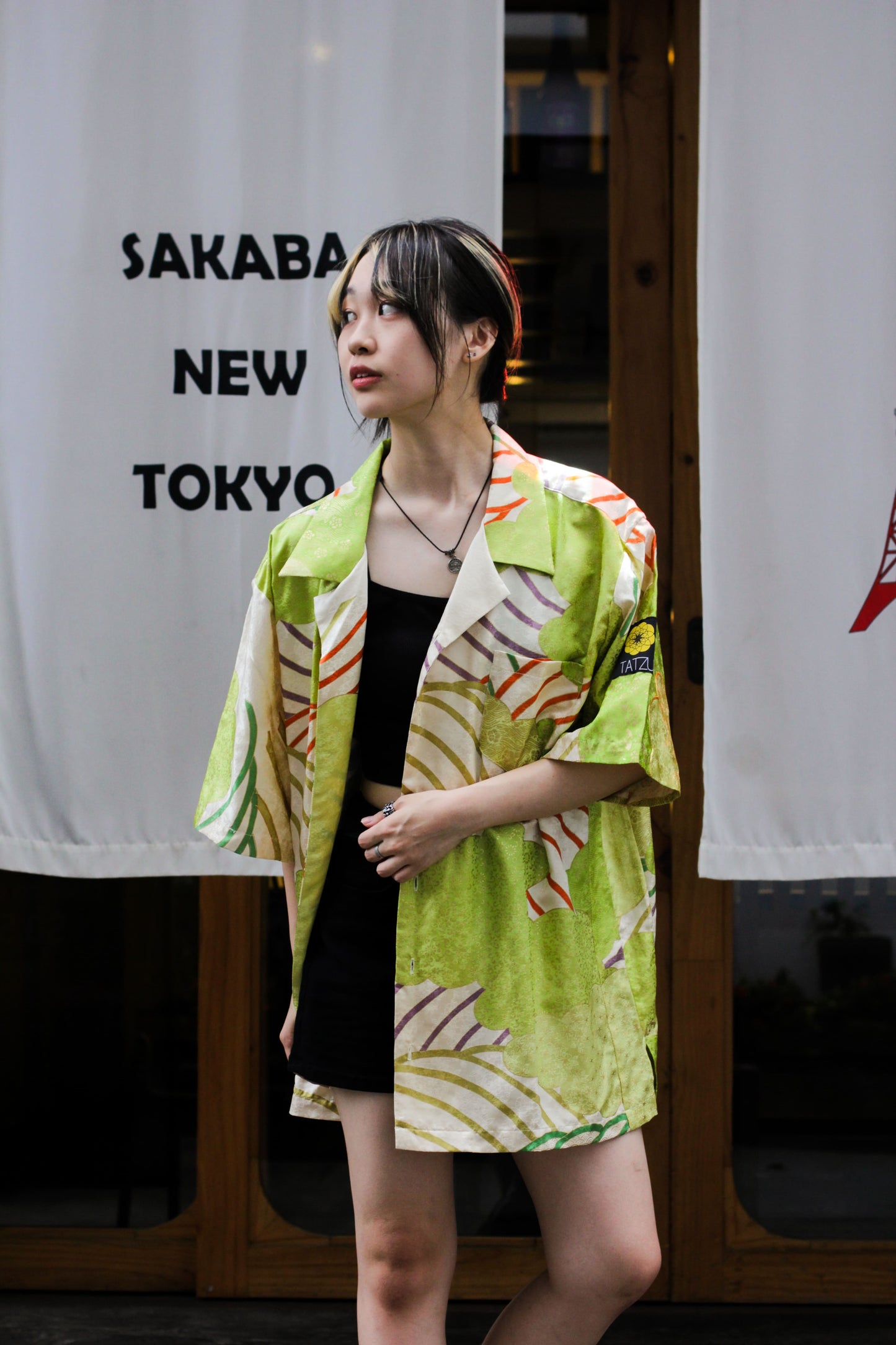 TATZU – 着物リメイク アロハシャツ カスタムメイド Remade Kimono Aloha Shirt (Custom Made)