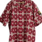 TATZU 着物リメイク アロハシャツ｜即納限定アイテム XXXL / Shibori Crimson シボリ・クリムゾン