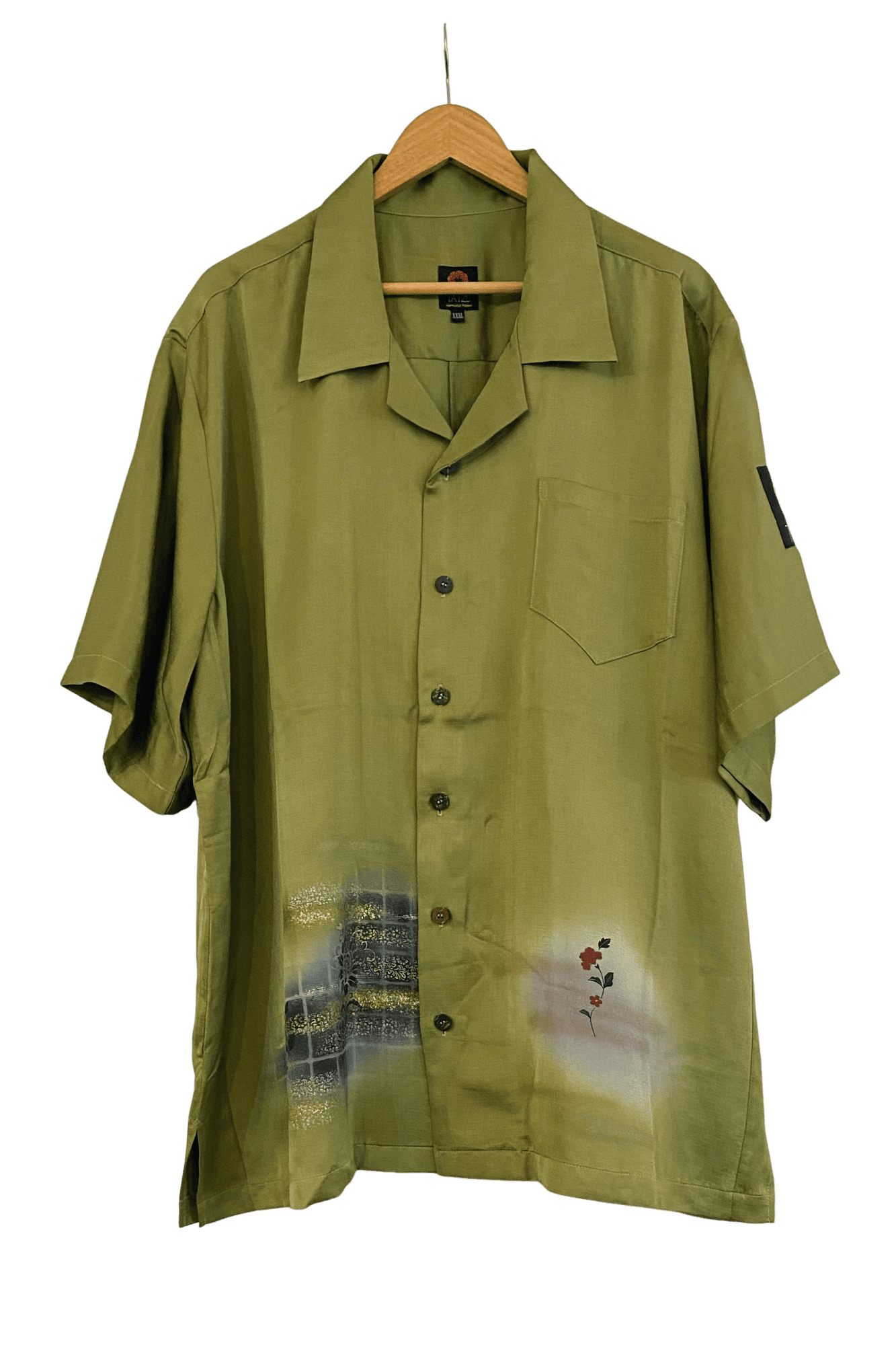 TATZU 着物リメイク アロハシャツ｜即納限定アイテム XXXL / Zen Moss ゼン・モス