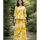 TATZU 着物リメイク セットアップ ペプラムトップス＆アシンメトリーラップスカート｜Golden Auspicious Pine / Remade Kimono Set-Up