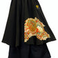 TATZU 黒留袖リメイク アシンメトリー ドレープレイヤード スカート&パンツ - Edition I / Remade Kurotomesode Asymmetry Drape Layered Skirt