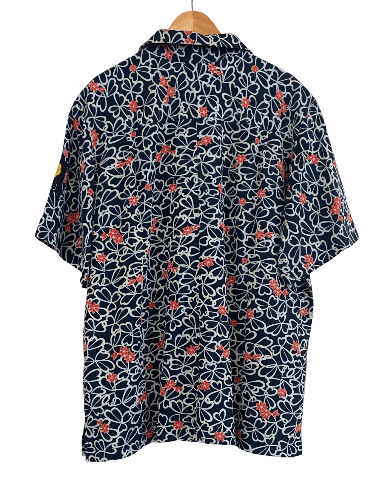 TATZU 着物リメイク アロハシャツ｜即納限定アイテム XL / Midnight Petals ミッドナイト・ペタルズ