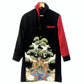TATZU Remade Black Tomesode Kimono Stand Collar Bi-color Jacket｜Regal Crane Carriage