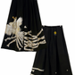 TATZU 黒留袖リメイク サルエル ワイドパンツ  / Remade Kurotomesode Sarouel Wide Pants｜Made to Order