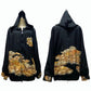 TATZU 黒留袖リメイク ジップパーカー / Remade Kurotomesode Zipper Hoodie | Made to Order