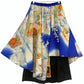 TATZU 着物リメイク アシンメトリー ドレープレイヤード スカート&パンツ - Edition I / Remade Kurotomesode Asymmetry Drape Layered Skirt & Pant