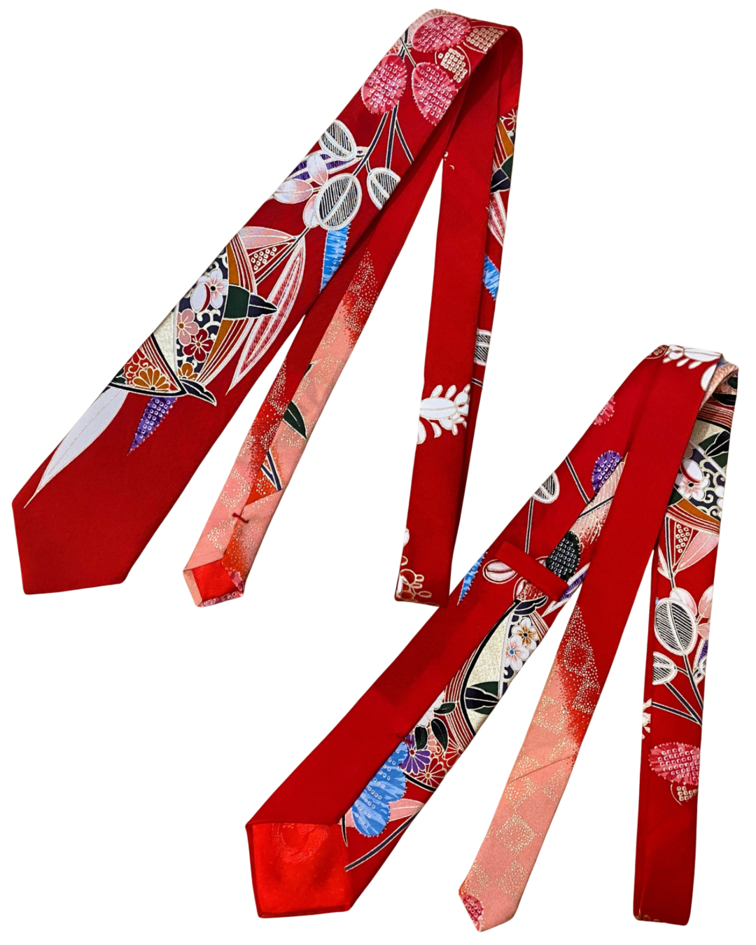 TATZU 着物リメイク 七五三ネクタイ / Remade Kimono Shichigosan Neck Tie