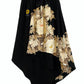 TATZU 黒留袖リメイク アシンメトリー ドレープレイヤード スカート - Edition I / Remade Kurotomesode Asymmetry Drape Layered Skirt