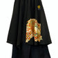 TATZU 黒留袖リメイク アシンメトリー ドレープレイヤード スカート&パンツ - Edition I / Remade Kurotomesode Asymmetry Drape Layered Skirt