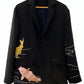 TATZU 黒留袖リメイク ノッチドラペルジャケット / Remade Kurotomesode Notch Lapel Jacket｜Made to Order
