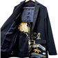 TATZU 黒留袖リメイク ノッチドラペルジャケット / Remade Kurotomesode Notch Lapel Jacket | Made to Order