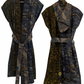 TATZU 着物リメイク アシンメトリー ガウンパーカー｜Shadow Eagle / Remade Kimono Asymmetry Gown Hoodie