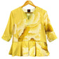TATZU 着物リメイク セットアップ ペプラムトップス＆アシンメトリーラップスカート｜Golden Auspicious Pine / Remade Kimono Set-Up