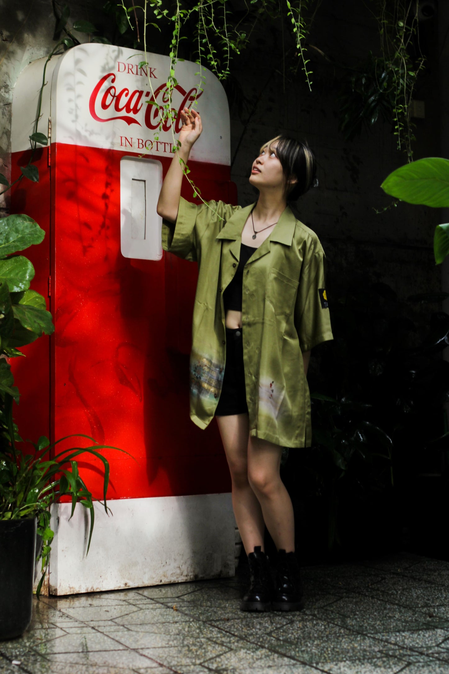 TATZU 着物リメイク アロハシャツ｜即納限定アイテム XXXL / Zen Moss ゼン・モス