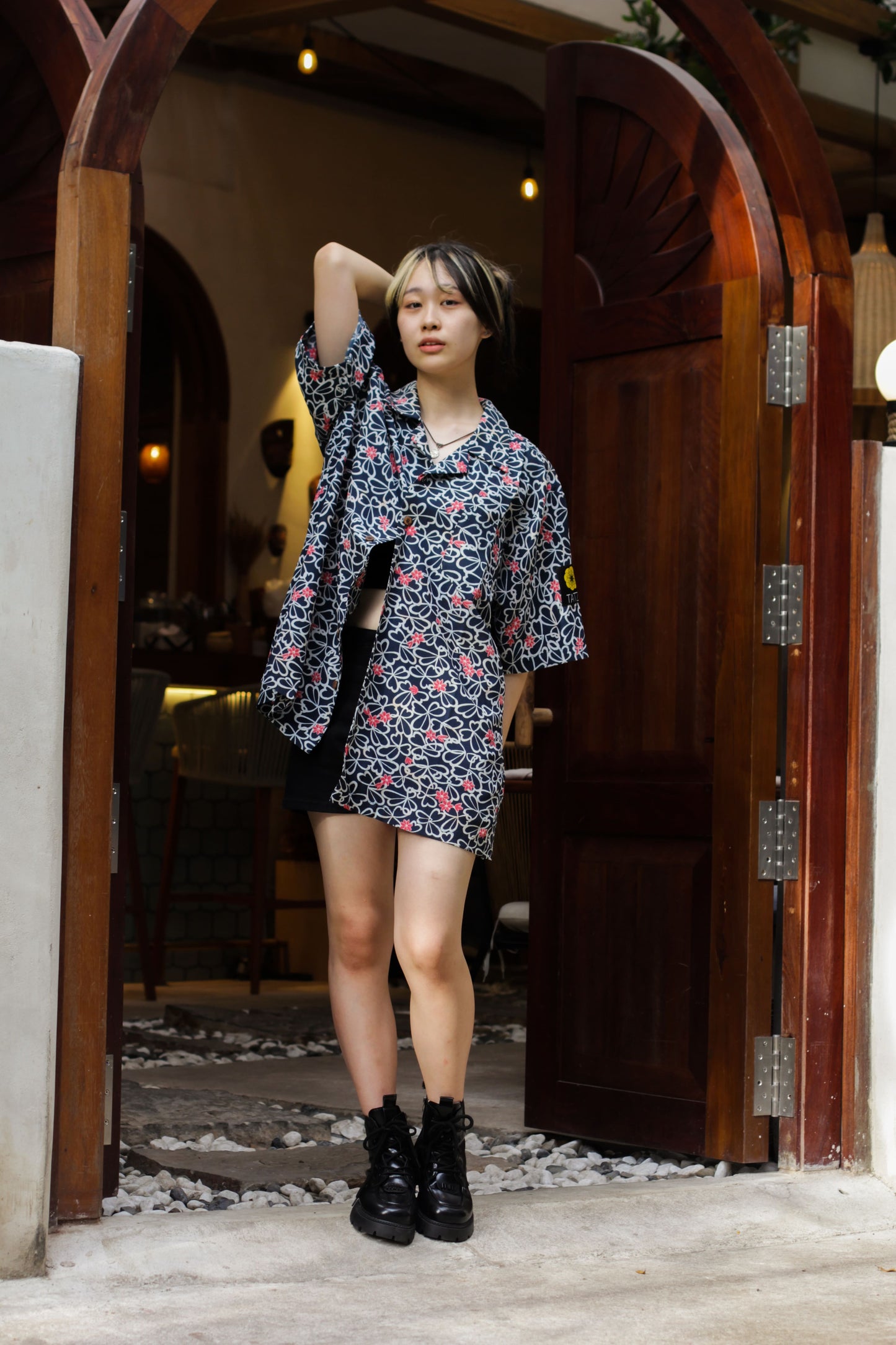 TATZU – 着物リメイク アロハシャツ カスタムメイド Remade Kimono Aloha Shirt (Custom Made)